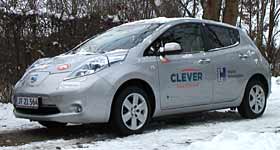 biler med "Clever" reklamer