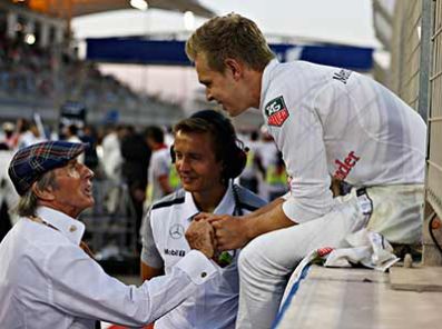 Kevin fik hilst på Formel 1 legenden, Jackie Steward