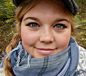 Josefine Mayhoff er nyudklækket natur- og friluftsformidler fra Skovskolen i Nødebo.