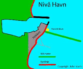 Nivå Havn: Bådejere pas på bøder - 300 meters reglen gælder ud for havnen