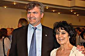 borgmester Thomas lykke Pedersen og Ulla Hardy-Hansen