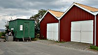 Den gamle grønne skurvogn