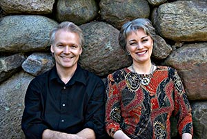 Michala Petri. Hun akkompagneres af en anden af vore dygtige musikere Lars Hannibal på guitar. 