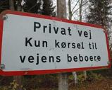 Kommunen vil holde private veje under opsyn fra 2013.